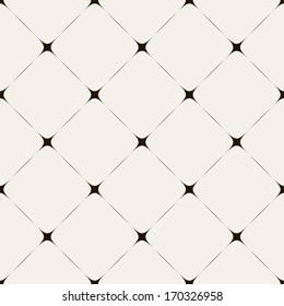 Vector seamless pattern. Modern stylish texture. Repeating geometric tiles with smooth rhombuses