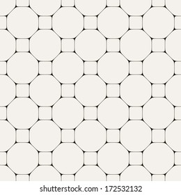 Vector seamless pattern. Modern stylish texture. Repeating geometric tiles with smooth rhombuses