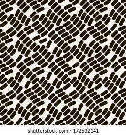 Vector seamless pattern. Modern stylish texture. Repeating abstract background with chaotic spots