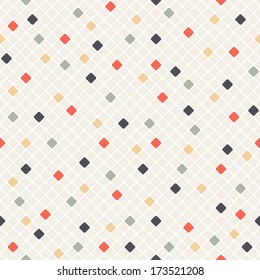 Vector seamless pattern. Modern stylish texture. Repeating geometric tiles