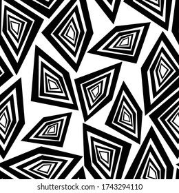 Vector seamless pattern. Modern stylish texture. Repeating geometric tiles with hexagonal elements. Polygonal grid with bold striped hexagons. Can be used as swatch for  illustrator. lines pattern 