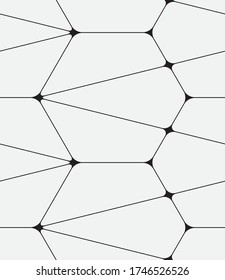  Vector seamless pattern. Modern stylish texture. Repeating geometric hexagons.