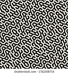 Vector seamless pattern. Modern stylish texture with smooth natural maze. Repeating abstract  tileable background. Compound organic shapes. Trendy surface design.