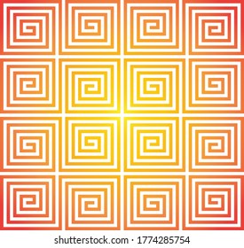 Vector seamless pattern. Modern stylish texture. Repeating geometric tiles with striped squares.