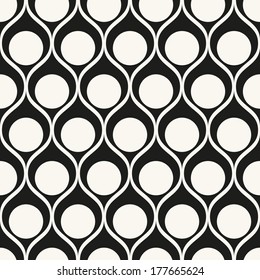 Vector seamless pattern. Modern stylish texture. Repeating abstract background