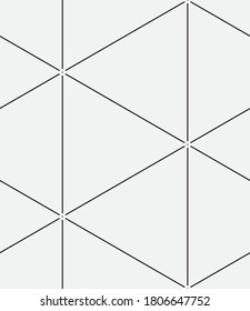  Vector seamless pattern. Modern stylish texture. Repeating geometric tiles with triangles.