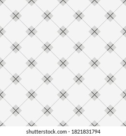 Vector seamless pattern. Modern stylish texture. Repeating geometric tiles with rhombus
