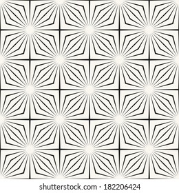 Vector seamless pattern. Modern stylish texture. Repeating geometric tiles with smooth rhombuses