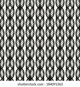 Vector seamless pattern. Modern stylish texture. Repeating abstract background