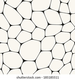 Vector seamless pattern. Modern stylish texture. Endless abstract mesh. Hand drawn monochrome background