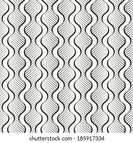 Vector seamless pattern. Modern stylish texture. Repeating abstract background