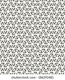 Vector seamless pattern. Modern stylish texture. Repeating geometric tiles with smooth triangles