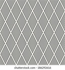 Vector seamless pattern. Modern stylish texture. Geometric ornament with linear rhombuses