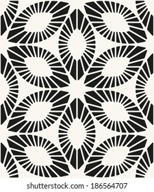 Vector seamless pattern. Modern stylish texture. Repeating geometric tiles