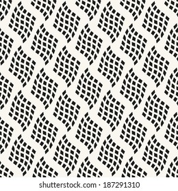 Vector seamless pattern. Modern stylish texture. Geometric ornament with linear rhombuses
