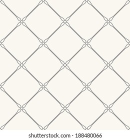 Vector seamless pattern. Modern stylish texture. Repeating geometric tiles of rhombuses