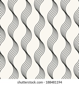 Vector seamless pattern. Modern stylish texture. Repeating abstract background