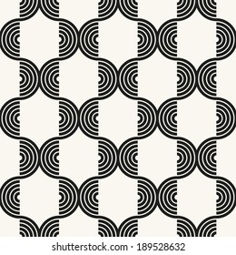 Vector seamless pattern. Modern stylish texture. Repeating geometric tiles