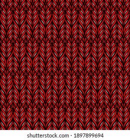Vector seamless pattern. Modern stylish texture. Geometric striped ornament. Monochrome linear braids.