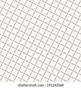 Vector seamless pattern. Modern stylish texture. Repeating geometric tiles with dotted rotated rhombuses