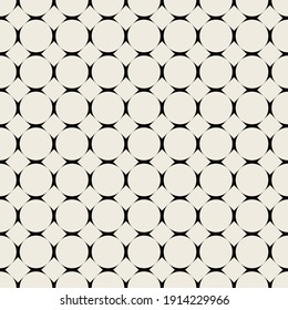 Vector seamless pattern. Modern stylish texture. Repeating geometric tiles with thin linear grid. Simple minimalistic small scaled geometry.