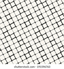 Vector seamless pattern. Modern stylish texture. Repeating geometric tiles with smooth rotated squares