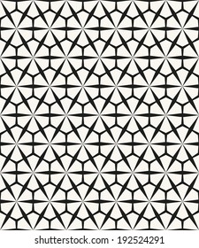 Vector seamless pattern. Modern stylish texture. Repeating geometric background with triangles