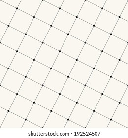 Vector seamless pattern. Modern stylish texture. Repeating geometric tiles with rotated grid