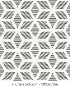 Vector seamless pattern. Modern stylish texture. Repeating geometric tiles