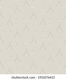 Vector seamless pattern. Modern stylish texture. Repeating geometric background. Striped thin zigzag elements. Can be used as swatch for illustrator.