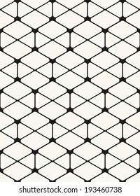 Vector seamless pattern. Modern stylish texture. Repeating geometric tiles. Ornate hexagons