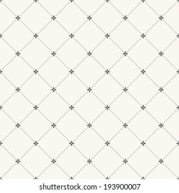 Vector seamless pattern. Modern stylish texture. Repeating geometric tiles with regular stars