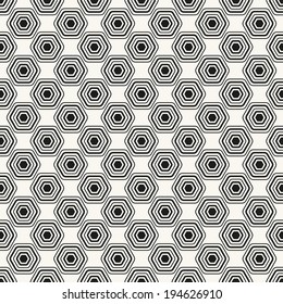 Vector seamless pattern. Modern stylish texture. Repeating geometric tiles