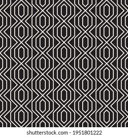 Vector seamless pattern. Modern stylish abstract texture. Repeating geometric tiles