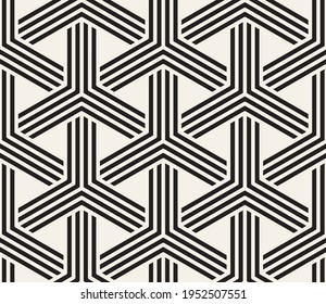 Vector seamless pattern. Modern stylish abstract texture. Repeating geometric tiles