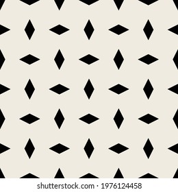 Vector seamless pattern. Modern stylish texture. Repeating geometric linear tiles with filled diamonds in nodes. Can be used as swatch for illustrator.