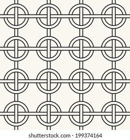 Vector seamless pattern. Modern stylish texture. Repeating geometric tiles