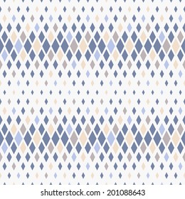 Vector seamless pattern. Modern stylish texture. Repeating geometric tiles with colorful rhombuses