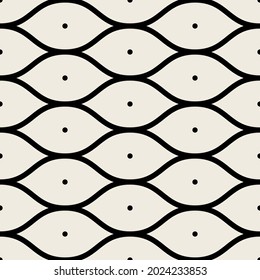 Vector seamless pattern. Modern stylish texture. Repeating geometric tiles. Geometric bold petals.