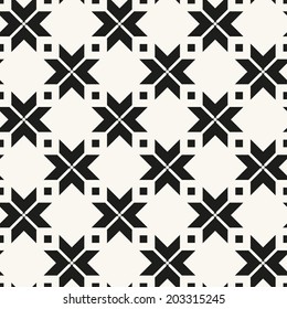Vector seamless pattern. Modern stylish texture. Repeating geometric tiles
