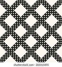 Vector seamless pattern. Modern stylish texture. Repeating geometric tiles