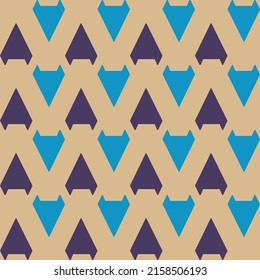 Vector seamless pattern. Modern stylish texture. Repeating geometric tiles with Triangle Shapes