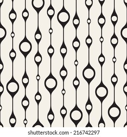 Vector seamless pattern. Modern stylish texture. Repeating abstract background