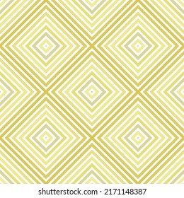Vector seamless pattern. Modern stylish geometric ornament with colorful striped triangles and squares.