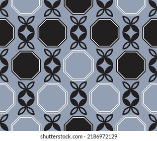 Vector seamless pattern. Modern stylish texture. Repeating geometric  with elements.