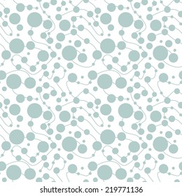 Vector seamless pattern. Modern stylish texture. Repeating abstract background with chaotic dots