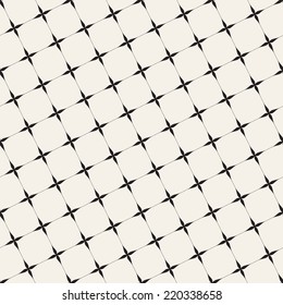 Vector seamless pattern. Modern stylish texture. Repeating geometric tiles with smooth rotated squares