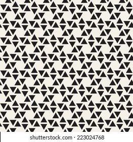 Vector seamless pattern. Modern stylish texture. Repeating geometric tiles. Reticulate ?omposition from triangles