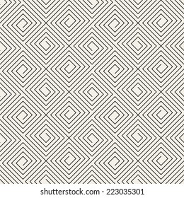 Vector seamless pattern. Modern stylish texture. Repeating pattern. Monochrome linear maze