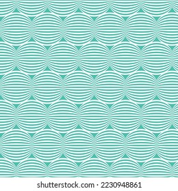 Vector Seamless pattern. Modern stylish texture. Repeating Circular tiles with shape elements